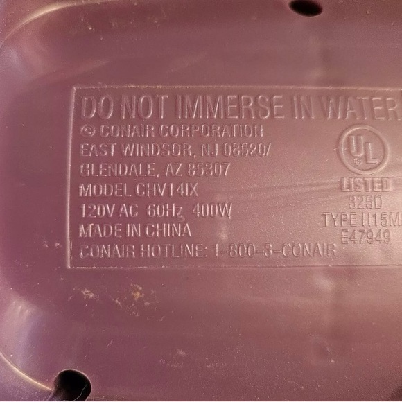CONAIR ION Shine CHV14IX With 12 Velvet Flocked Hot Curlers & 10 Clips - Picture 8 of 8